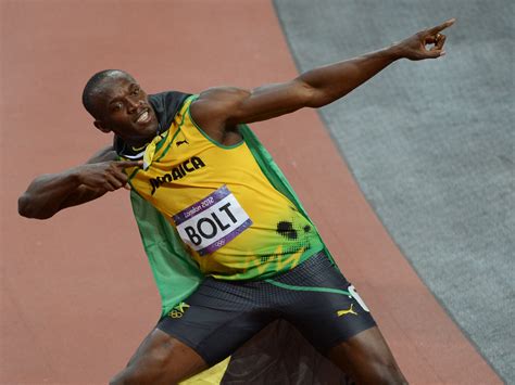 Fastest man in the world - Usain Bolt 's best performances in all three events are faster than Lyles' own. Bolt holds the world record for the 100- and 200-meter sprints with a time of 9.58 and 19.19 seconds, respectively ...